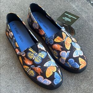 TOMS Alpargata Cupsole Glow in the Dark Shoes Size 9 NWT
